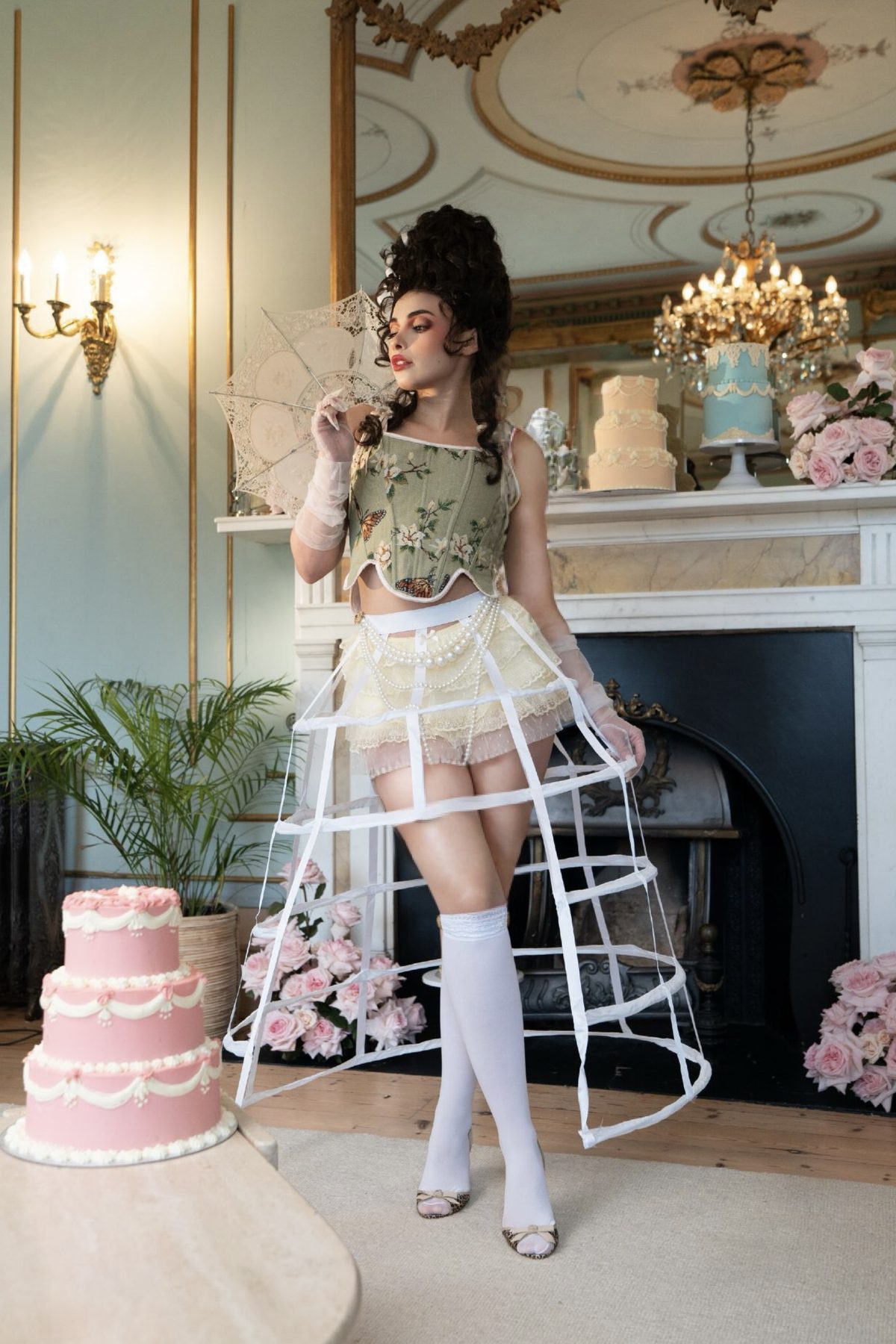 Editorial fashion photography — Marie Antoinette concept