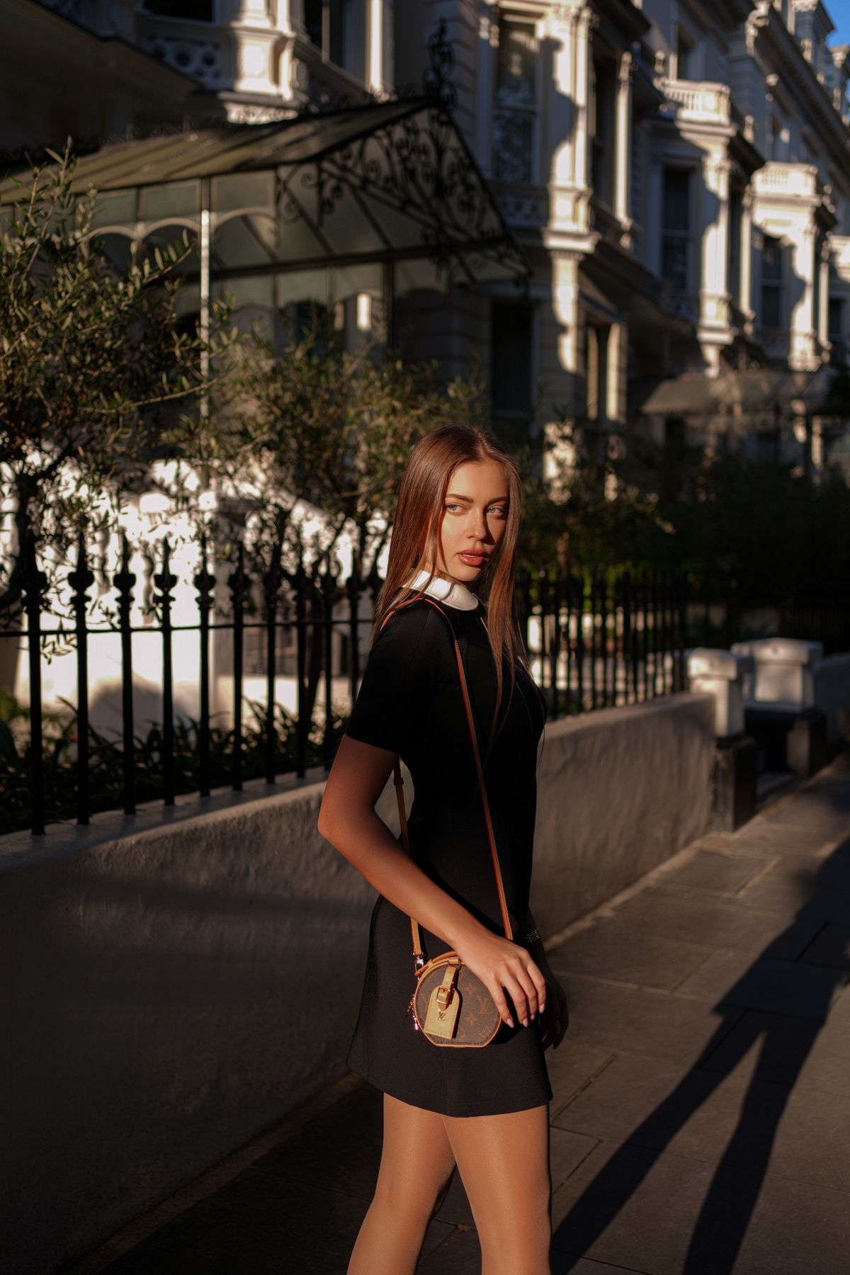 Brand photography London — street fashion golden hour